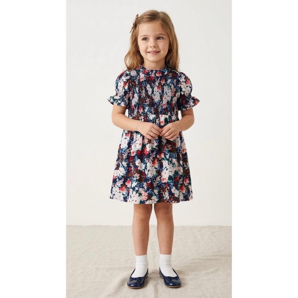 NWT❤️Janie and Jack The Hannah Floral Smocked Dress sz14
